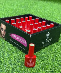 ESMALTE SEMIPERMANENTE DE COLOR ROJO 10ML*24PCS 1UND (24PCS)