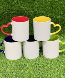 JARRA CERÁMICA COLOR BLANCO CON COLOR LISO INTERNO 1UND