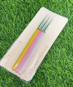 SET DE PINCELES PARA UÑA 1UND (3PCS)