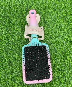 CEPILLO PARA CABELLO RECTANGULAR ROSADO CON CELESTE 1UND