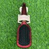 CEPILLO PARA CABELLO OVALADO ROJO VINO 1UND