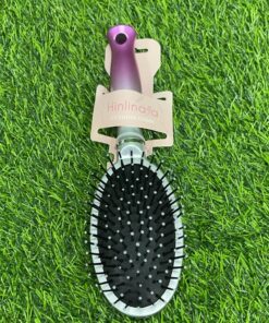 CEPILLO PARA CABELLO OVALADO MORADO CON VERDE 1UND