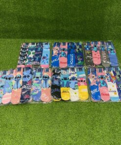 MEDIAS DE CAPYBARA / LABUBU / STITCH 1UND (12PCS)