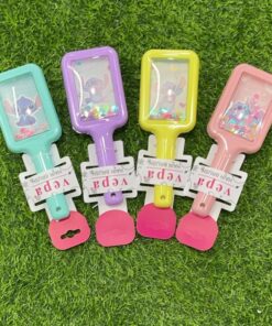 CEPILLO PARA CABELLO RECTÁNGULO DE STITCH CON ACCESORIOS 1UND