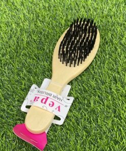 CEPILLO PARA CABELLO OVALADO DE MADERA 1UND