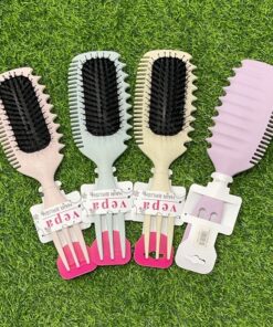 CEPILLO PARA CABELLO RECTANGULAR CON DISEÑO MASAJEADOR 1UND