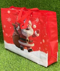 BOLSA REUTILIZABLE NAVIDADEÑA 34*35.5*12 1UND