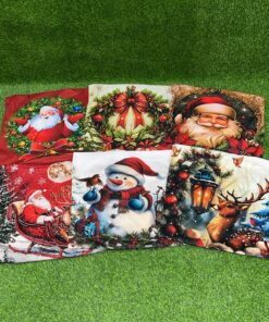 FUNDA PARA COJÍN DE NAVIDAD 42*42CM 1UND