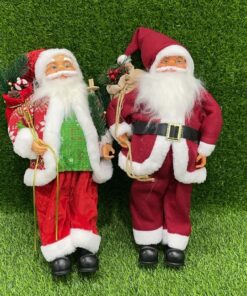 DECORACIÓN NAVIDEÑA DE PAPA NOEL 18″ 1UND