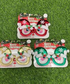 ANTEOJO NAVIDEÑO DE PAYASO 1UND