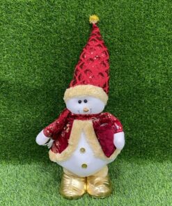 DECORACIÓN NAVIDEÑA DE MUEÑCO NIEVE 90CM 1UND