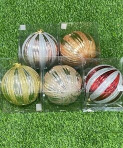 BOLA NAVIDEÑA DE 15CM 1UND