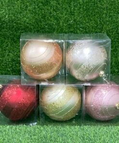 BOLA NAVIDEÑA DE 15CM 1UND