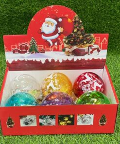 ESFERAS NAVIDEÑAS DE BOMBILLO REDONDO 1UND
