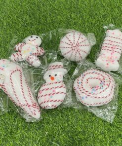 DECORACIÓN NAVIDEÑA CON DISEÑOS Y ESCARCHADAS 1UND