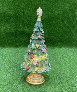 DECORACIÓN NAVIDEÑA DE ÁRBOL CON LUZ Y MÚSICA 1UND