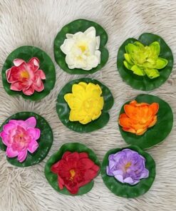 FLOR ARTIFICIAL DE LOTO 10CM 1UND