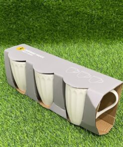 SET DE JARRAS CERÁMCAS DE DISEÑOS CON CAJA 1UND (3PCS)