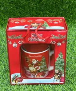 SET DE JARRA CERÁMICA CON CUCHARA DE NAVIDEÑA 1UND (2PCS)