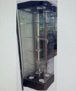 VITRINA COLOR NEGRA CON LUZ 1UND