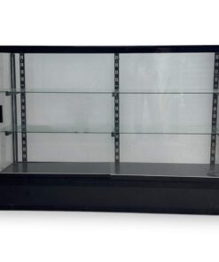 VITRINA COLOR NEGRA DE ALEACIÓN ALUMINIO CON TIRA DE LUZ 1UND