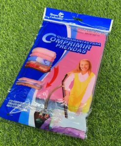 BOLSA COMPRESIÓN AL VACÍO DE AROMA ROSA 68*98CM 1UND