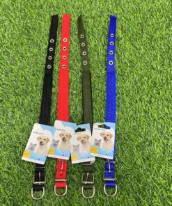 COLLAR PARA MASCOTA DE NYLON COLOR LISO #1.5 1UND