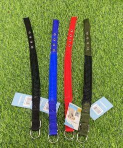 COLLAR PARA MASCOTA DE NYLON COLOR LISO #2.0 1UND