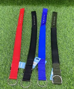 COLLAR PARA MASCOTA DE NYLON COLOR LISO #4.0 1UND