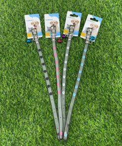 COLLAR PARA MASCOTA DE HUELLAS CON CASCABEL #1.0 1UND