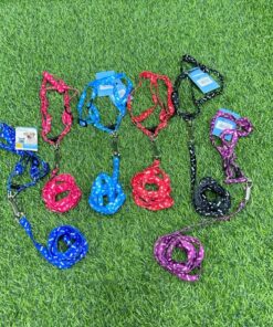 CUERDA Y PECHERA PARA MASCOTA DE HUESOS #1.0 1UND