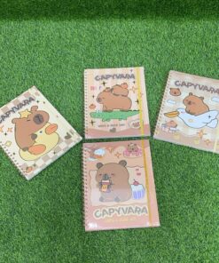 LIBRETA CON RESORTE DE CAPYBARA 1UND