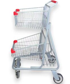 CARRO DE COMPRA DE 2 NIVELES 1UND