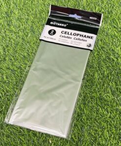 PAPEL CELOFAN TRANSPARENTE 62.5*100CM 1UND (2PCS)