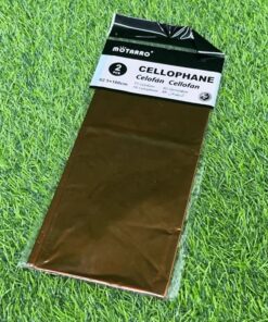 PAPEL CELOFAN DE COLOR DORADO 62.5*100CM 1UND (2PCS)