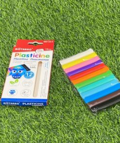 SET DE PLASTILINA DE 12 COLORES 120G 1UND