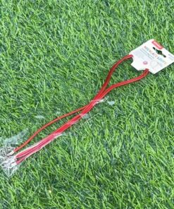 COLLAR DE CORDON ENCERADO COREANO COLOR ROJO 1.5*45+5CM 1UND (2PCS)