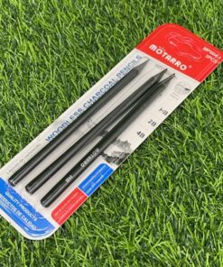 SET DE LAPIZ DE CARBON HB/2B/4B 1UND (3PCS)