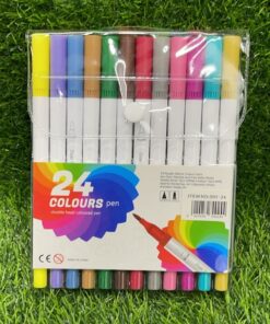 SET DE MARCADORES DE ACUARELA DE DOBLE PUNTA 48 COLORES 1UND (24PCS)