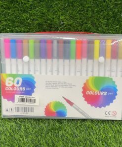 SET DE MARCADORES DE ACUARELA DE DOBLE PUNTA 120 COLORES 1UND (60PCS)