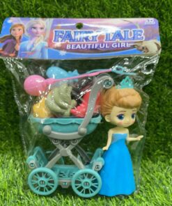 SET DE MUÑECA CON COCHE Y FRUTAS 1UND