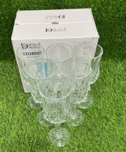 SET DE COPA VIDRIO G-185 1UND (6PCS)