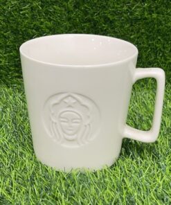 JARRA CERÁMICA DE STARBUCKS COLOR BLANCA 1UND