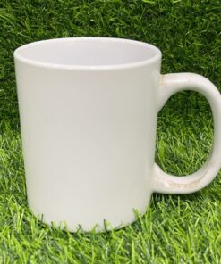 JARRA CERÁMICA DE COLOR BLANCA 1UND