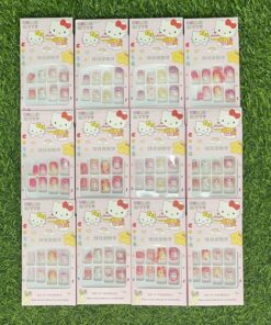 SET DE UÑAS POSTIZAS PARA INFANTIL DE HELLO KITTY 1UND