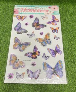 STICKER DE MARIPOSA 59*35CM 1UND