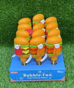 BURBUJERO DE HAMBURGUESA CON ABANICO 1UND