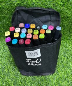 SET DE MARCADORES DE DOBLE PUNTA 24 COLORES 1UND (48PCS)