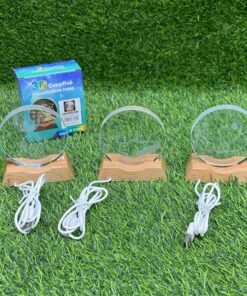 DISEÑO CRISTAL CON LUZ 8CM 1UND