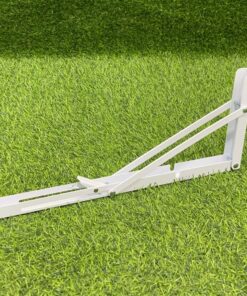 SOPORTE TRIANGULAR COLOR BLANCO 40*17.5*1.2CM 1UND